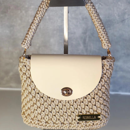 „Homokszem” kézitáska - bézs