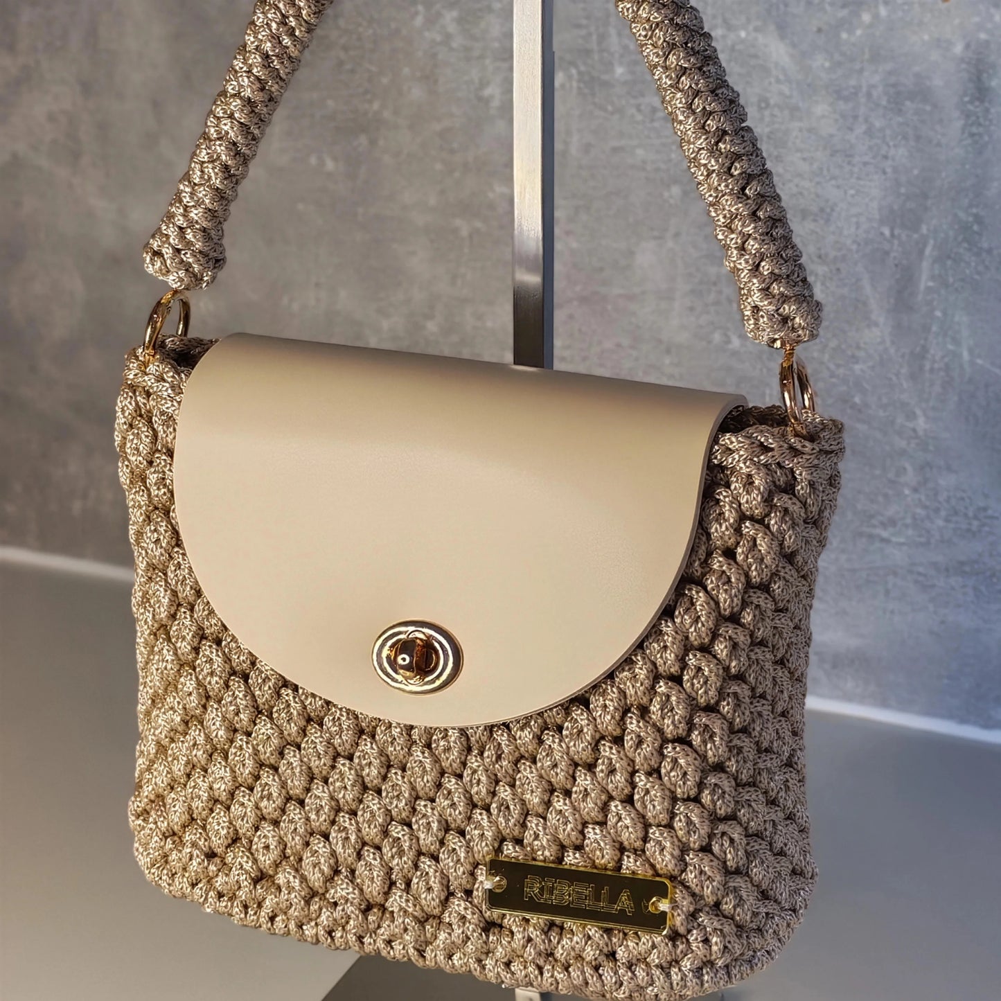 „Homokszem” kézitáska - bézs